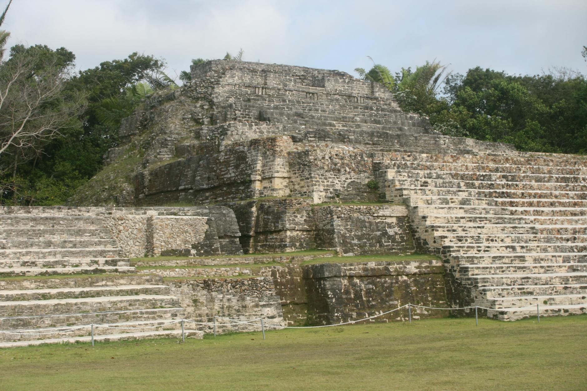 Belize jungle Mayan ruins