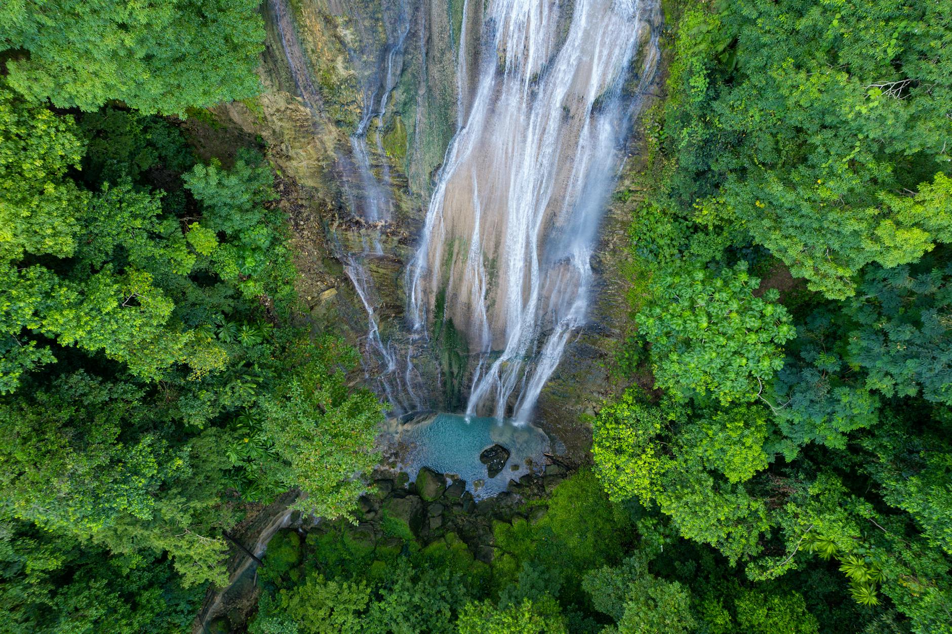 Jamaica waterfall tropical